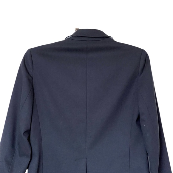 GAP The Academy Blazer Women's Navy Single-Breasted Blazer Size 4 - Picture 5 of 9